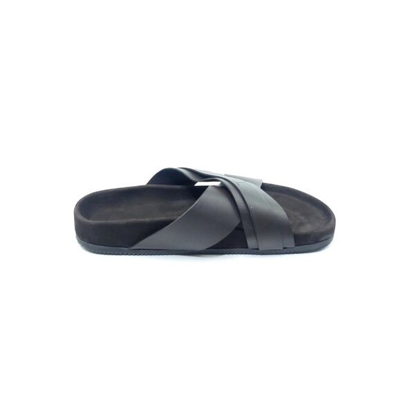 Tom Ford Wicklow Crossover Slider Sandal Brown Leather Mens US 8 main image 10